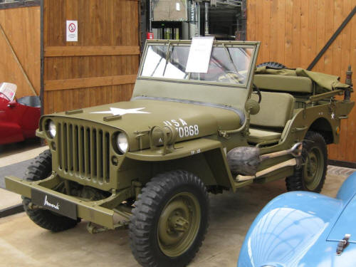 Oude willys jeep